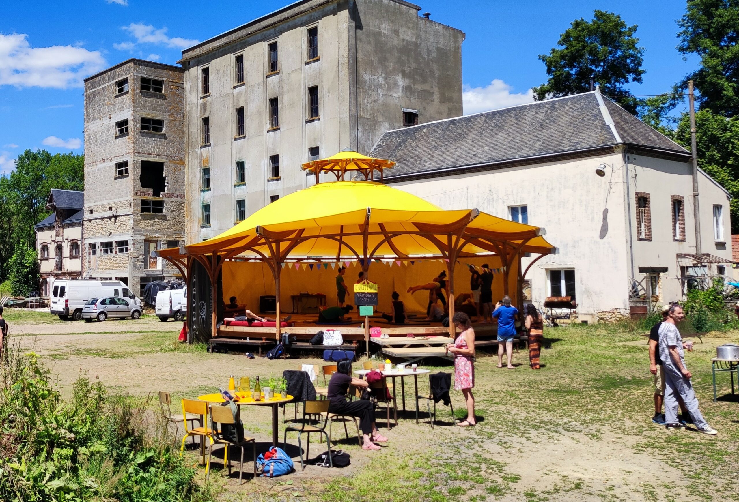 Chapiteau en bois